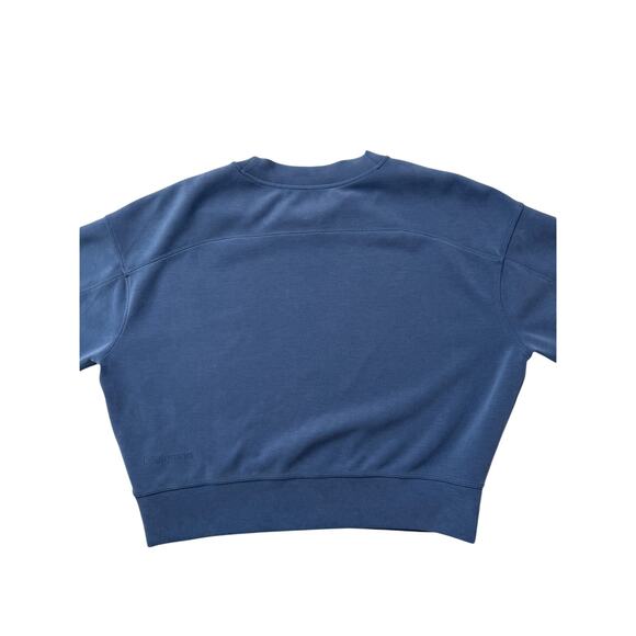 Lululemon blue perfectly oversized cropped crewneck - size 4 - Picture 5 of 5